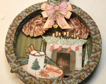 3d Ornament- Cocoa Holidays - digital download PDF