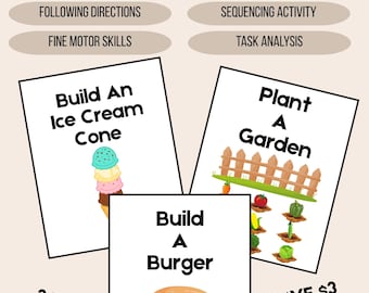 BUILD A… BUNDLES 1 I Ice Cream Cone I Burger I  Plant a Garden