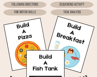BUILD A... BUNDLES 2 I Build a Pizza I Build a Breakfast I Build a Fish Tank