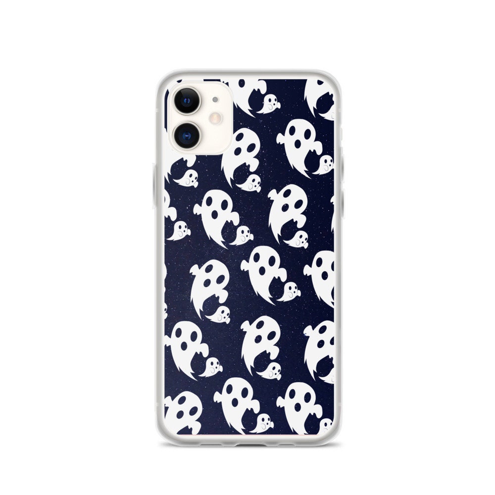 HALLOWEEN GHOST Design iPhone Case Spooky Case Clear Phone Etsy