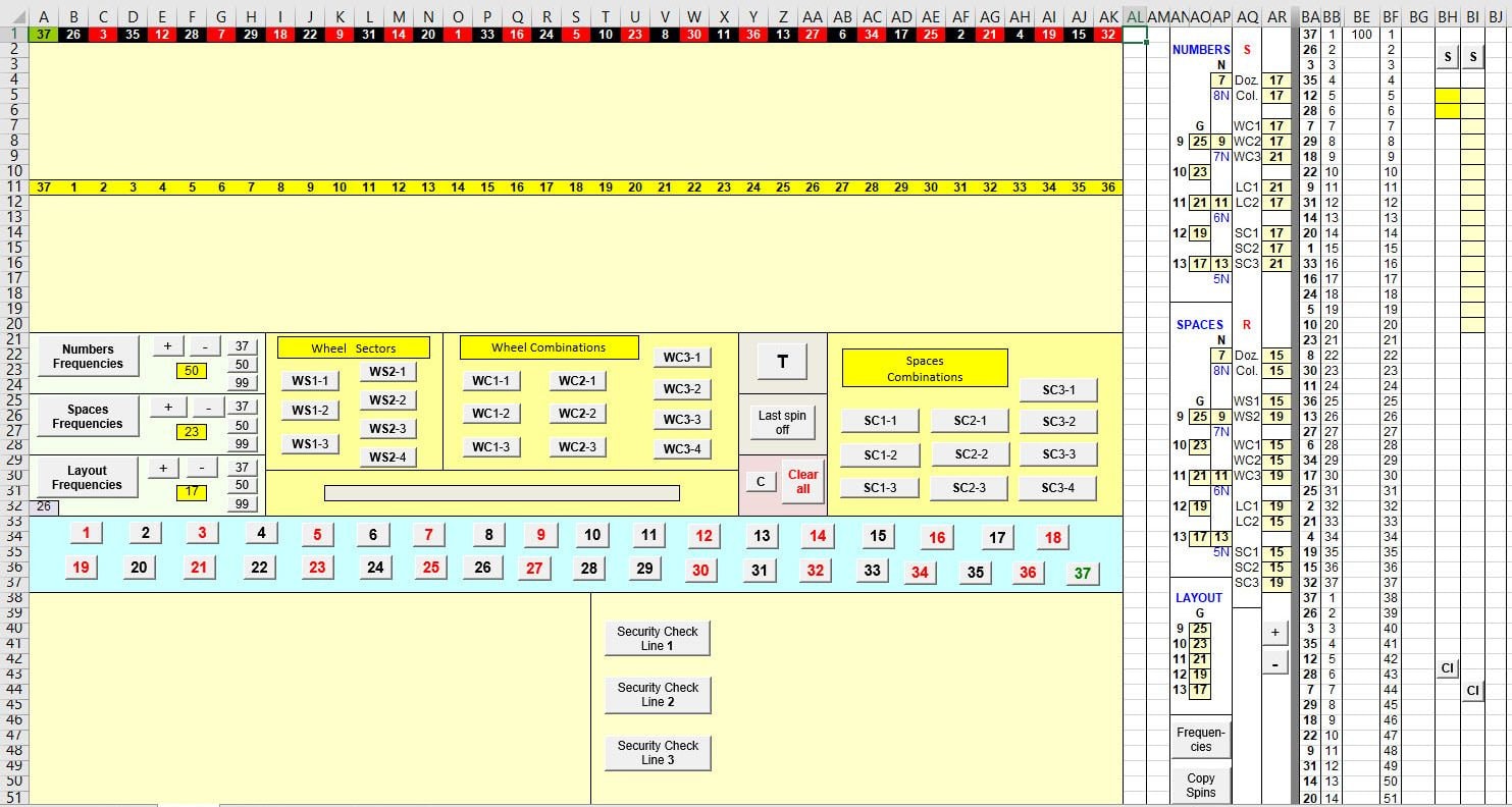 Roulette Tracking Software Roulette Strategy Roulette Etsy