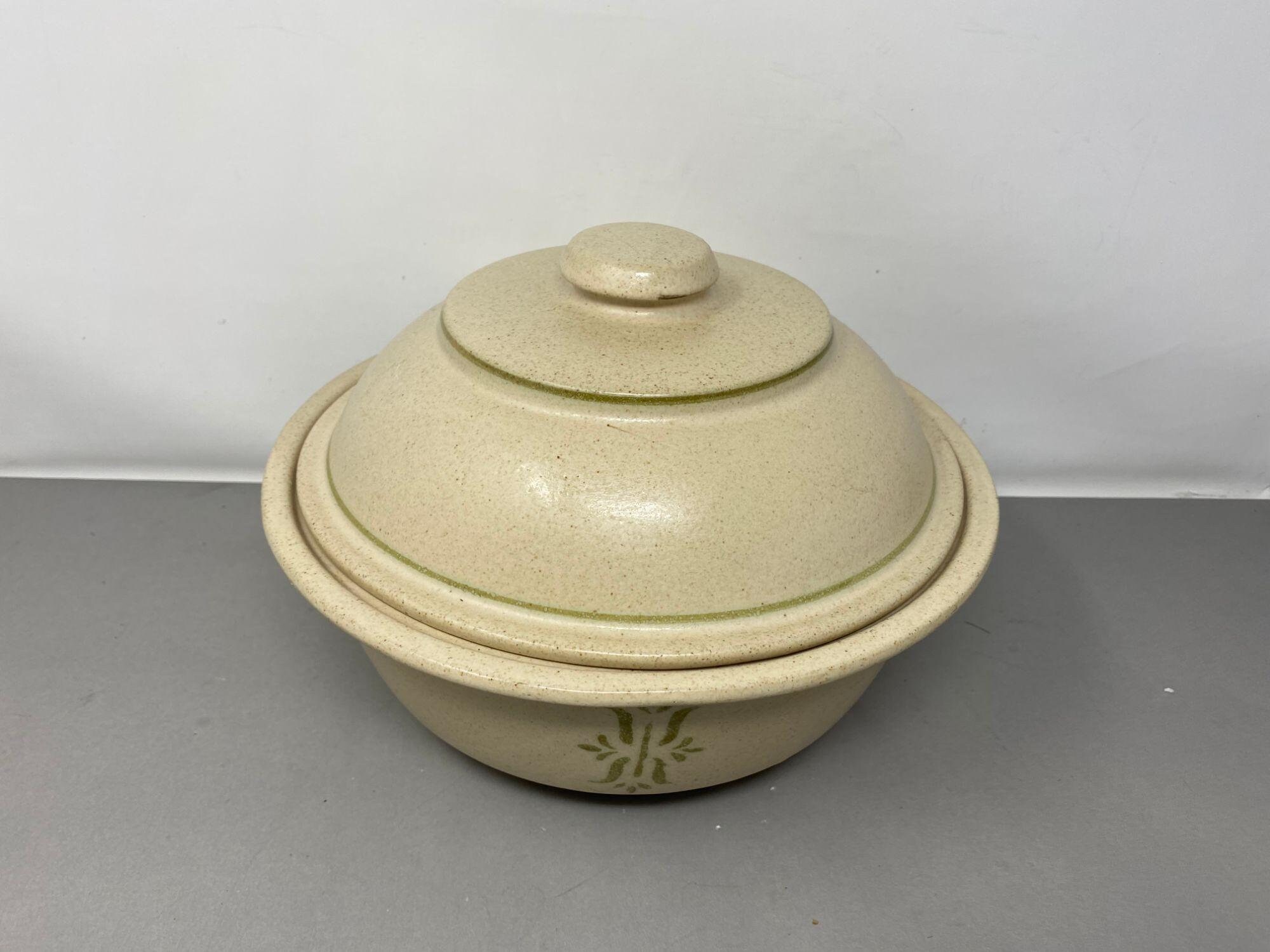 Haeger 8231 3 quart Pottery Casserole Dish and Lid Vintage Etsy