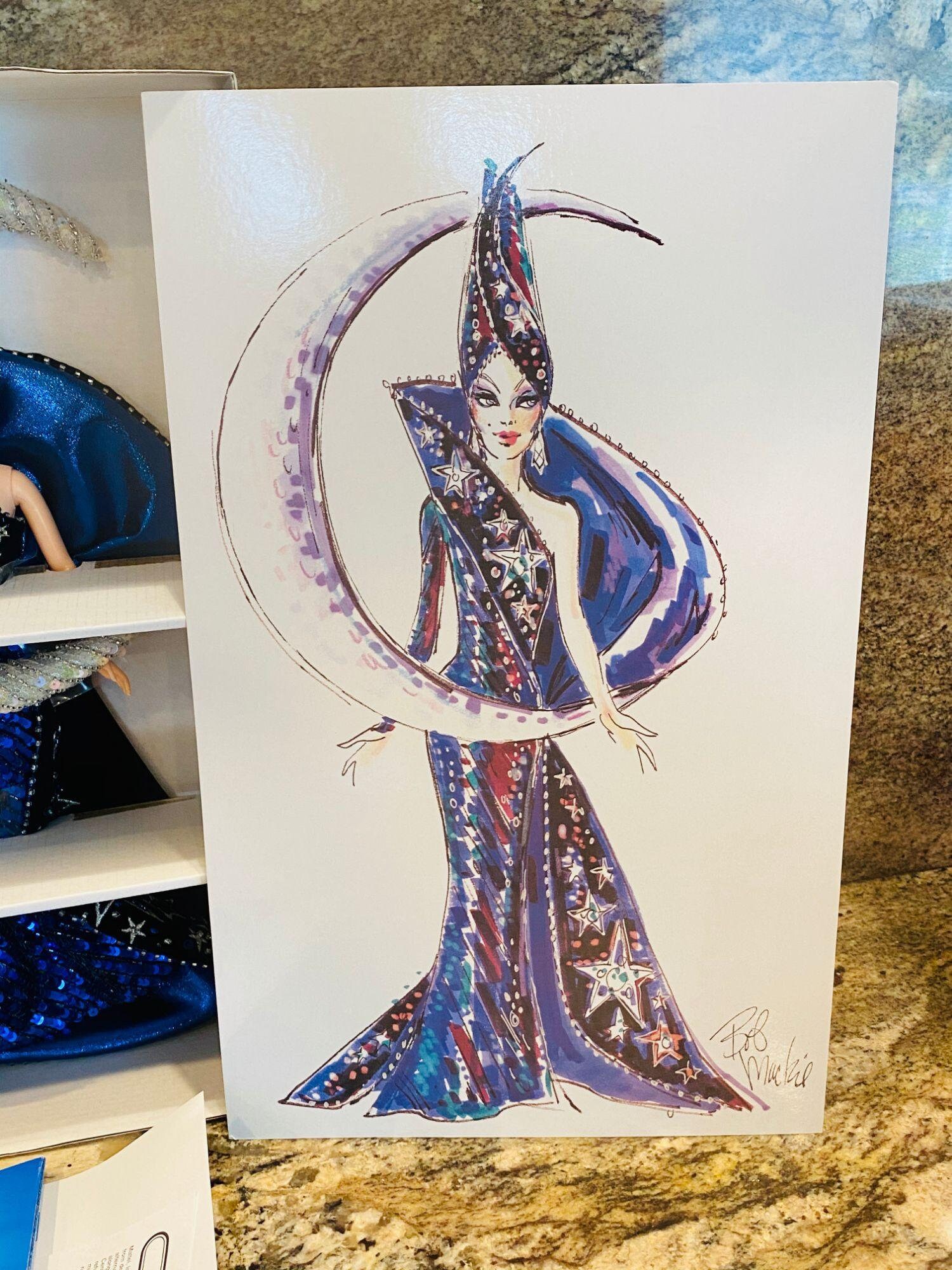 Bob Mackie Moon Goddess Barbie 14105 Excellent Condition 1996 - Etsy