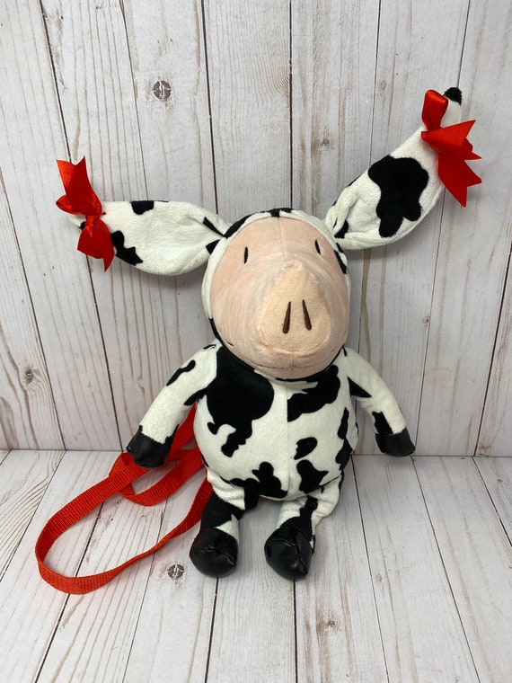 cow plush backpack
