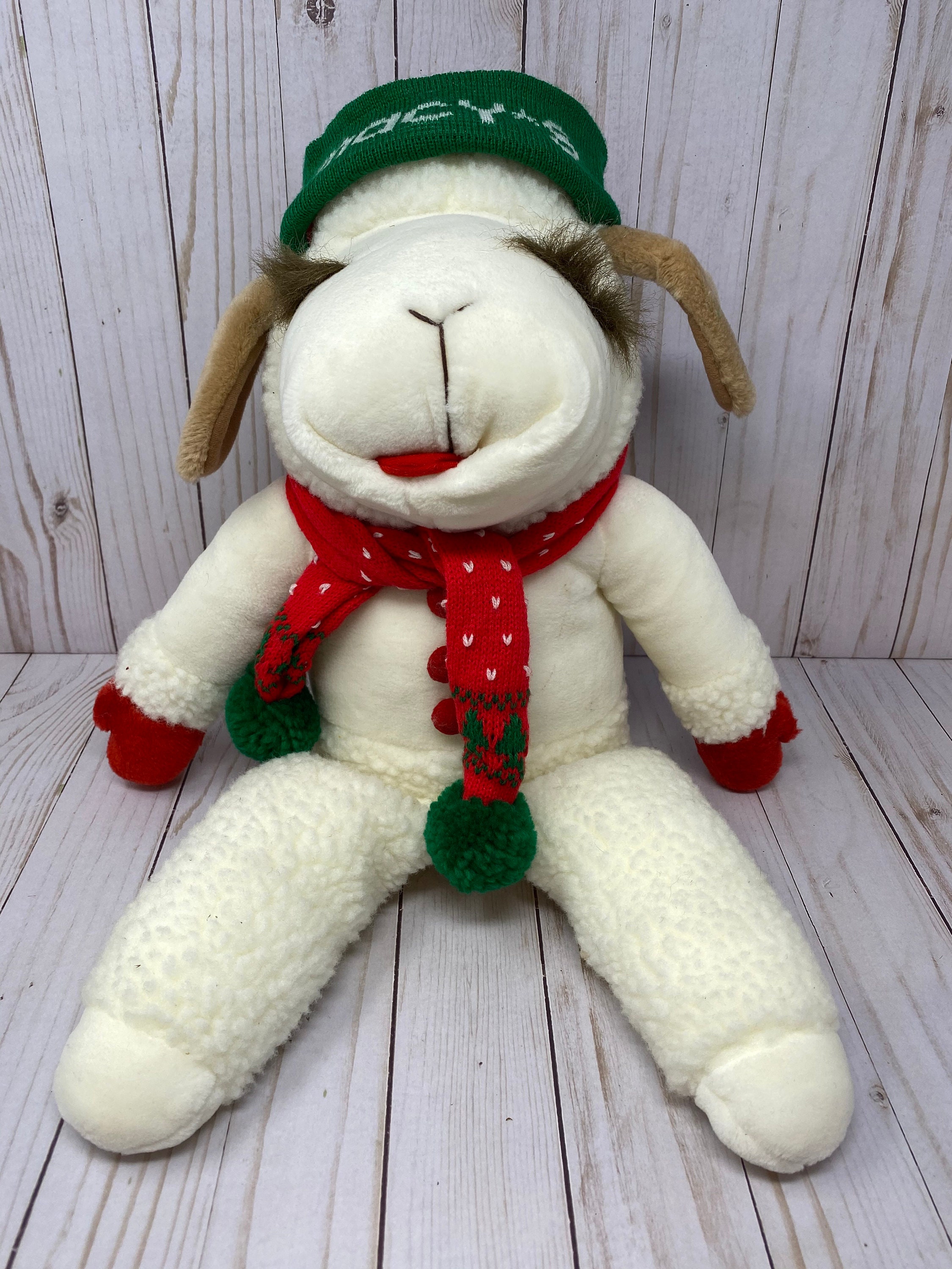 Macys 2022 Christmas Stuffed Animal Lamb Chop Christmas Large Plush Macy's 22 Toy Doll | Etsy