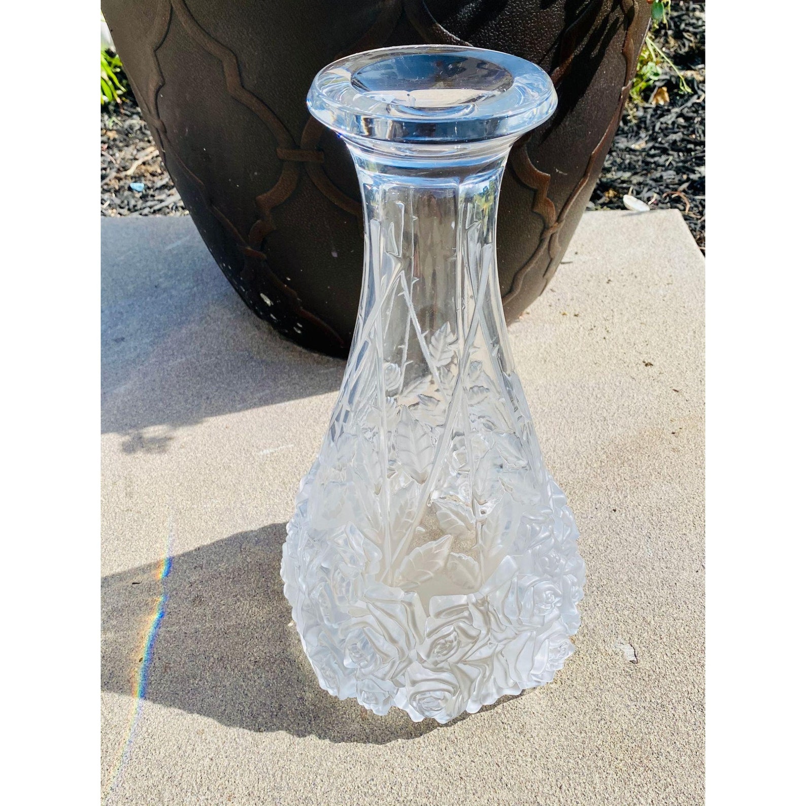 Shannon Crystal Designs of Ireland 24 Lead Crystal Frosted Etsy