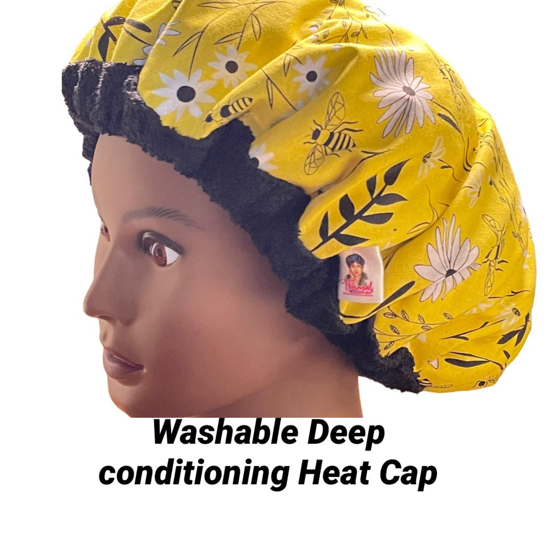 Heat Cap Microwavable Deep Conditioning Heat Cap Natural Etsy