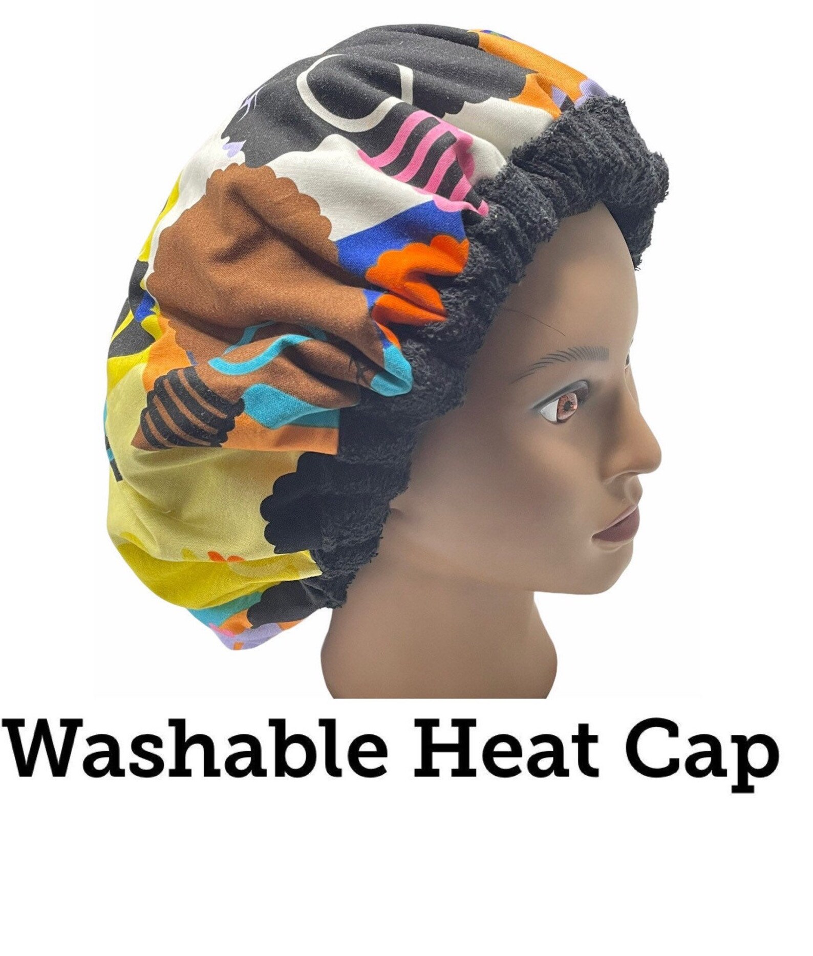 Microwavable Heat Cap Curly Hair Product Deep Conditioning Etsy