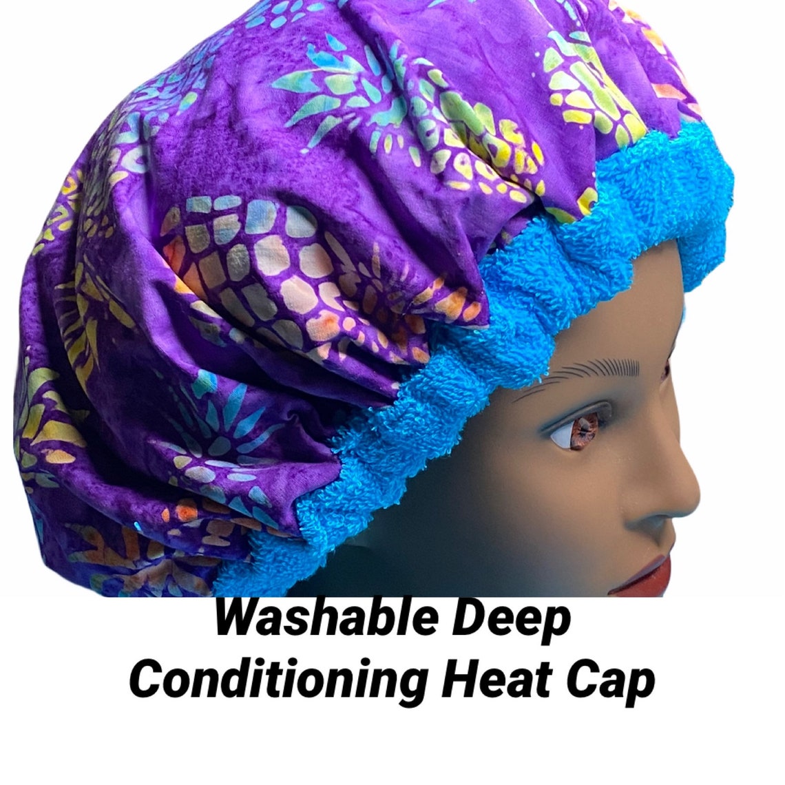 Deep Conditioning Heat Cap Washable Heat Cap Microwaveable Etsy