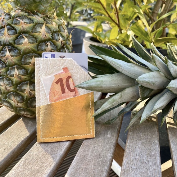 Pineapple leather purse hot sale