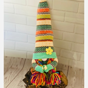 Daisy Gnome, Nordic, Swedish Tomte, Gonk