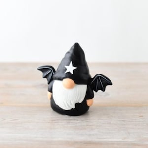 Mini Ceramic Bat Gonk, Nordic, Gnome, Swedish Tomte