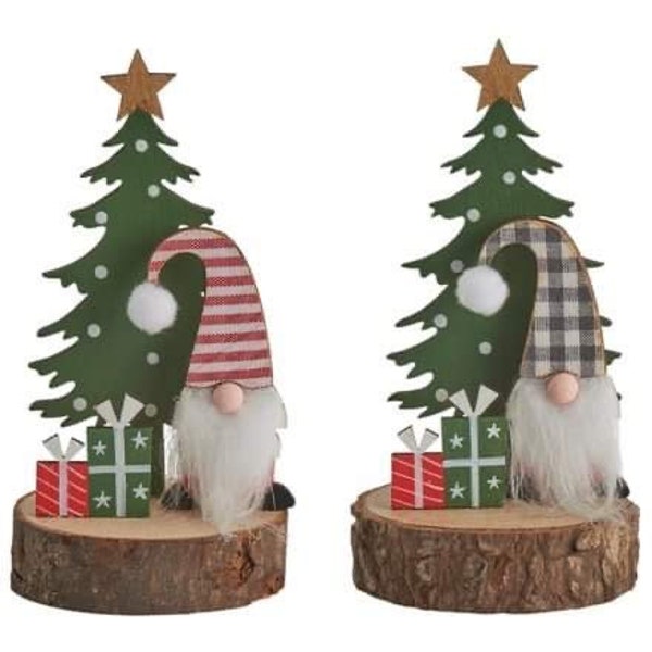 Wooden Gnome Christmas display decoration, Gonks, Nordic, Swedish Tomte