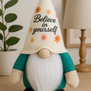 Believe in Yourself Gonk, 9 inches, Nordic, Gnome, Swedish Tomte