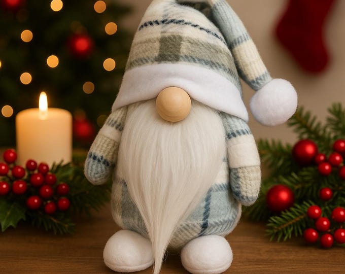 Limited Edition Super Soft Winter Gonk, Designed and Handmade by Forever Gnomes UK, Nordic, Gnome, Swedish Tomte