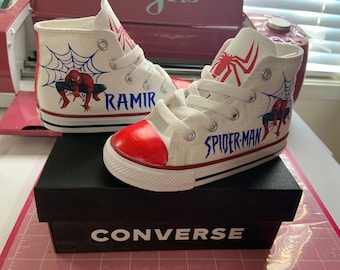 Spidey Inspired Converse
