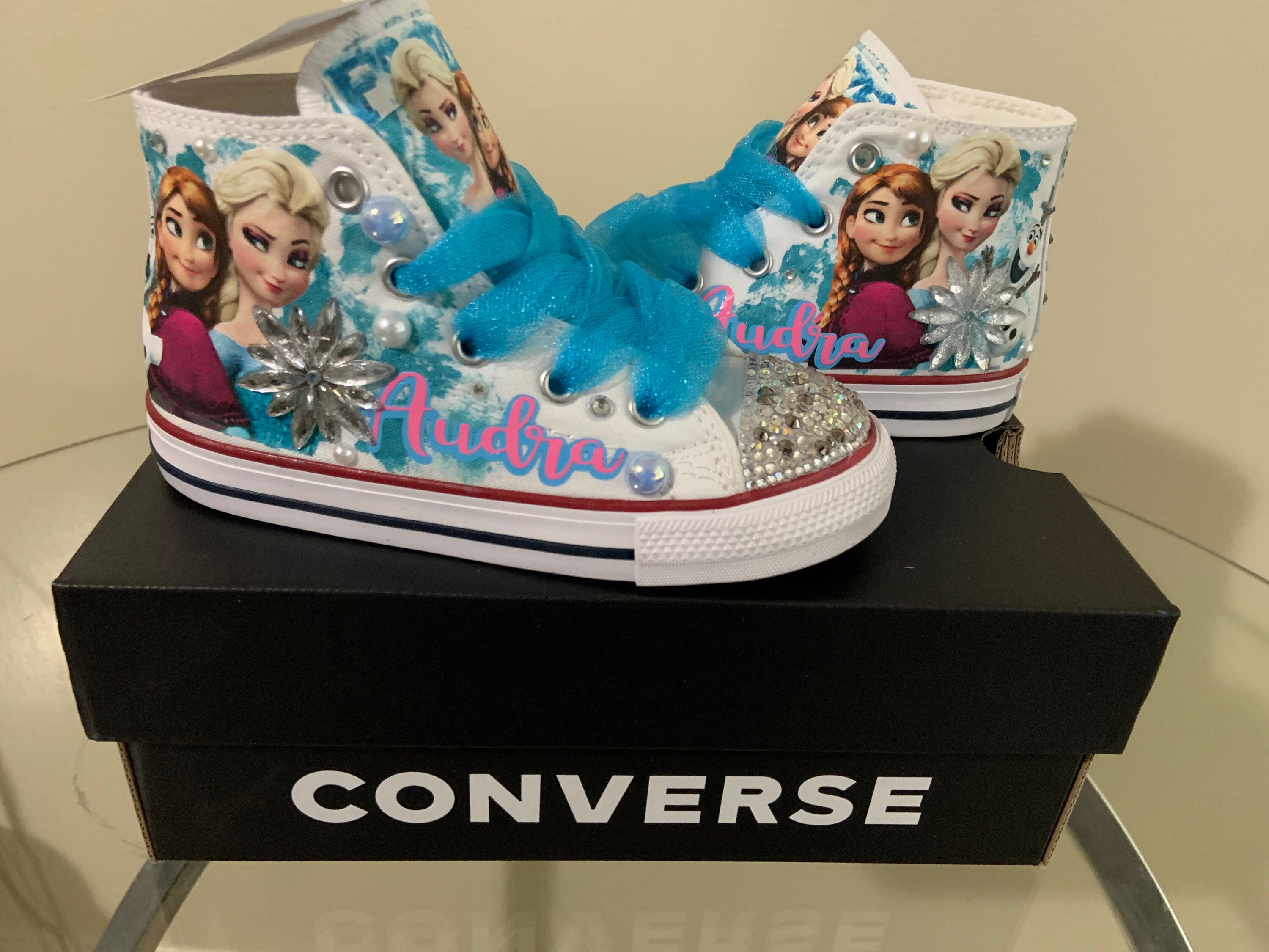 Frozen Converse - Etsy