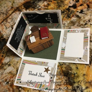 Tutorial de caja de explosión para titulares de tarjetas de regalo, para Navidad, bodas, maestros y otras ocasiones