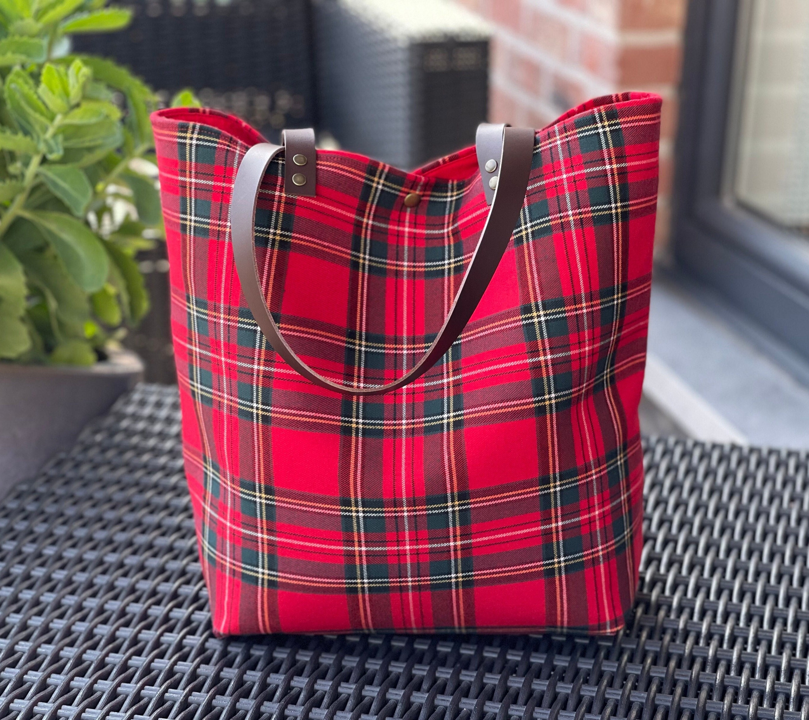 Tartan shop purse wholesale