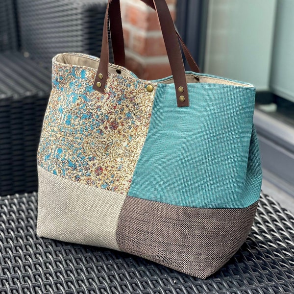 Patchwork Handbag Etsy