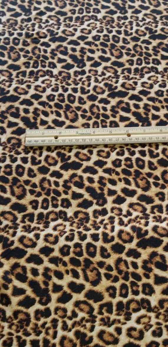Leopard Print Fabric Animal Print Brushed Polyester Knit - Etsy Ireland Leopard Print Fabric Animal Print Brushed Polyester Knit - Etsy Ireland