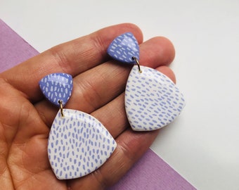 Handmade statement earrings | polymer clay earrings | Dangle earrings | Resin earrings