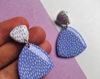 Handmade statement earrings | polymer clay earrings | Dangle earrings | Resin earrings