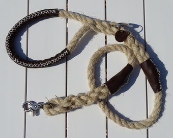 Correa tradicional para perros de cuerda de 12 mm y 3 pies