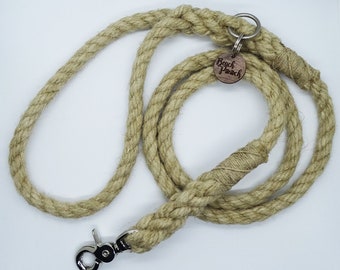 Traditional Hemp Rope dog lead