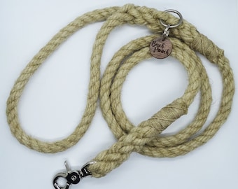 Traditional Hemp Rope dog lead