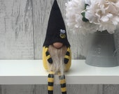 Bee Gnome With Arms and Legs, Home Decoration, Nordic Hygge Home, New Home Gift, Bee gnome, Gonk