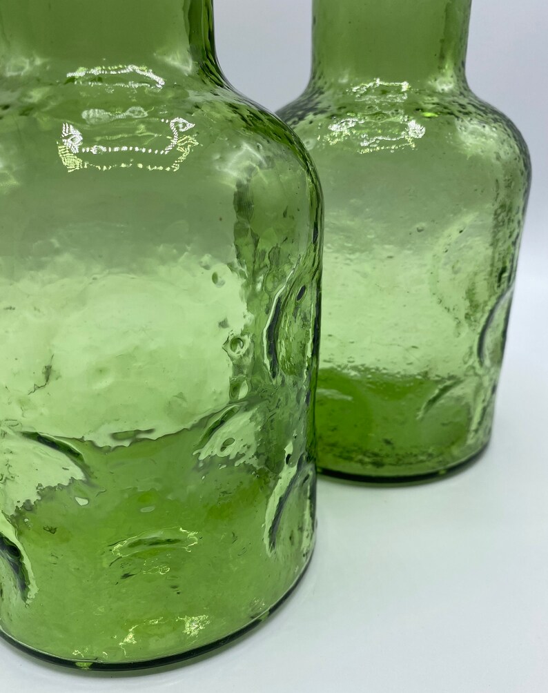50s apothecary bottle / vial, decanter / Pharmacy image 7