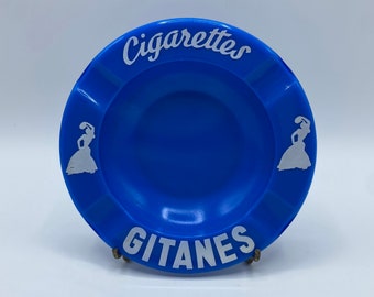 Beautiful old Gitanes ashtray in opaline / Collection