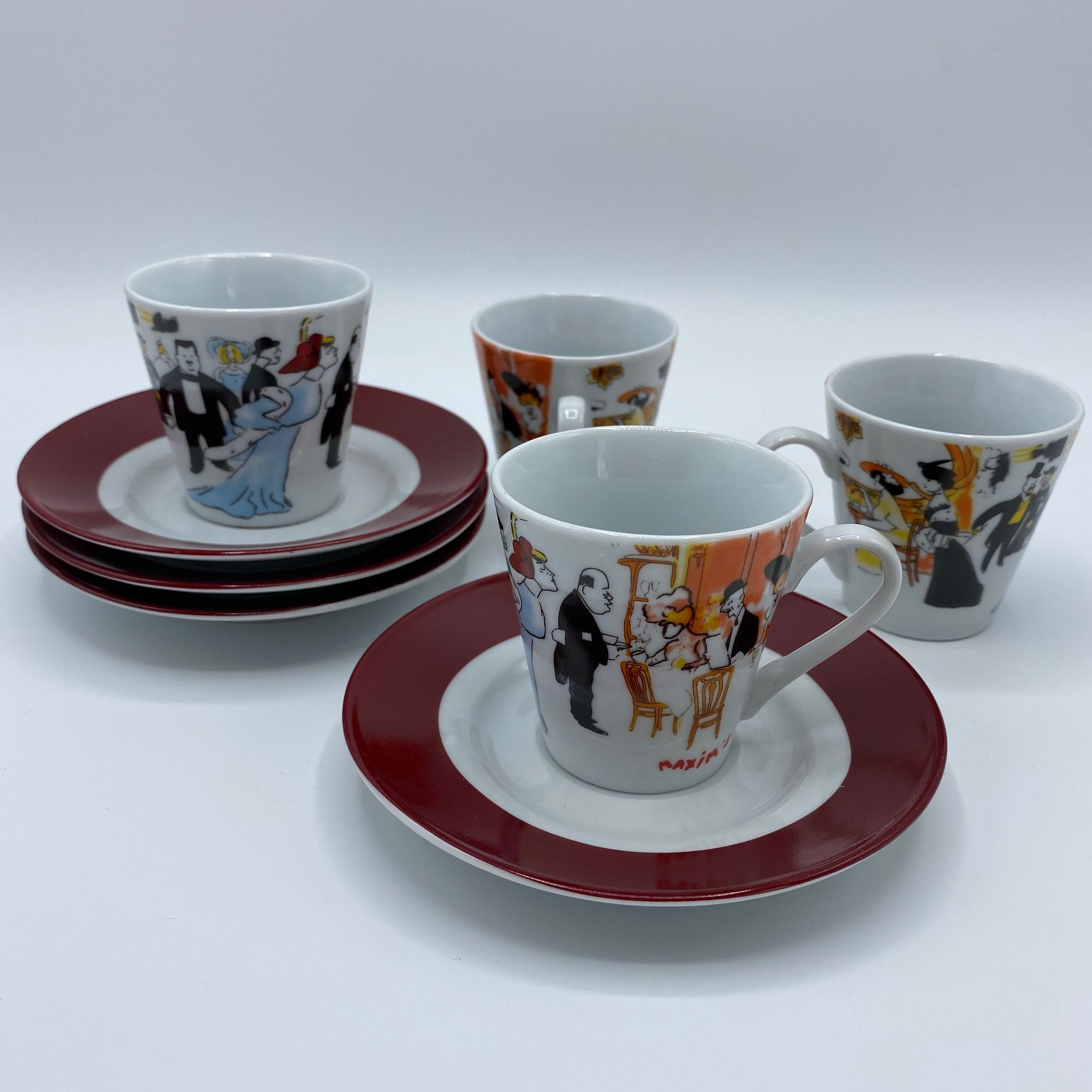 Service de Café Maxim's Paris/Années 1980