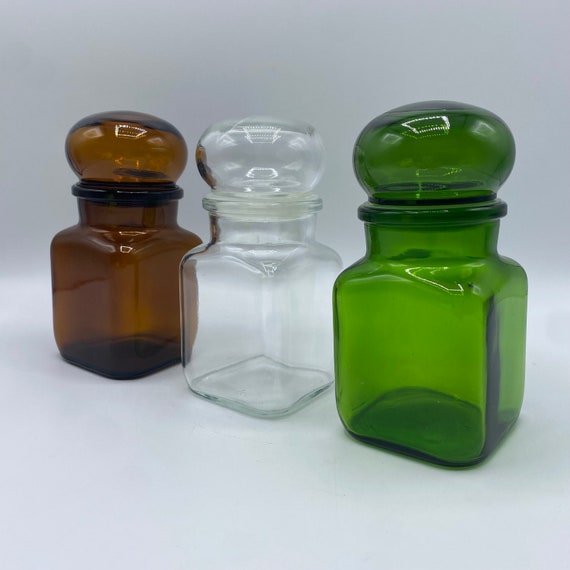 3 x 70s apothecary style airtight bottle / France