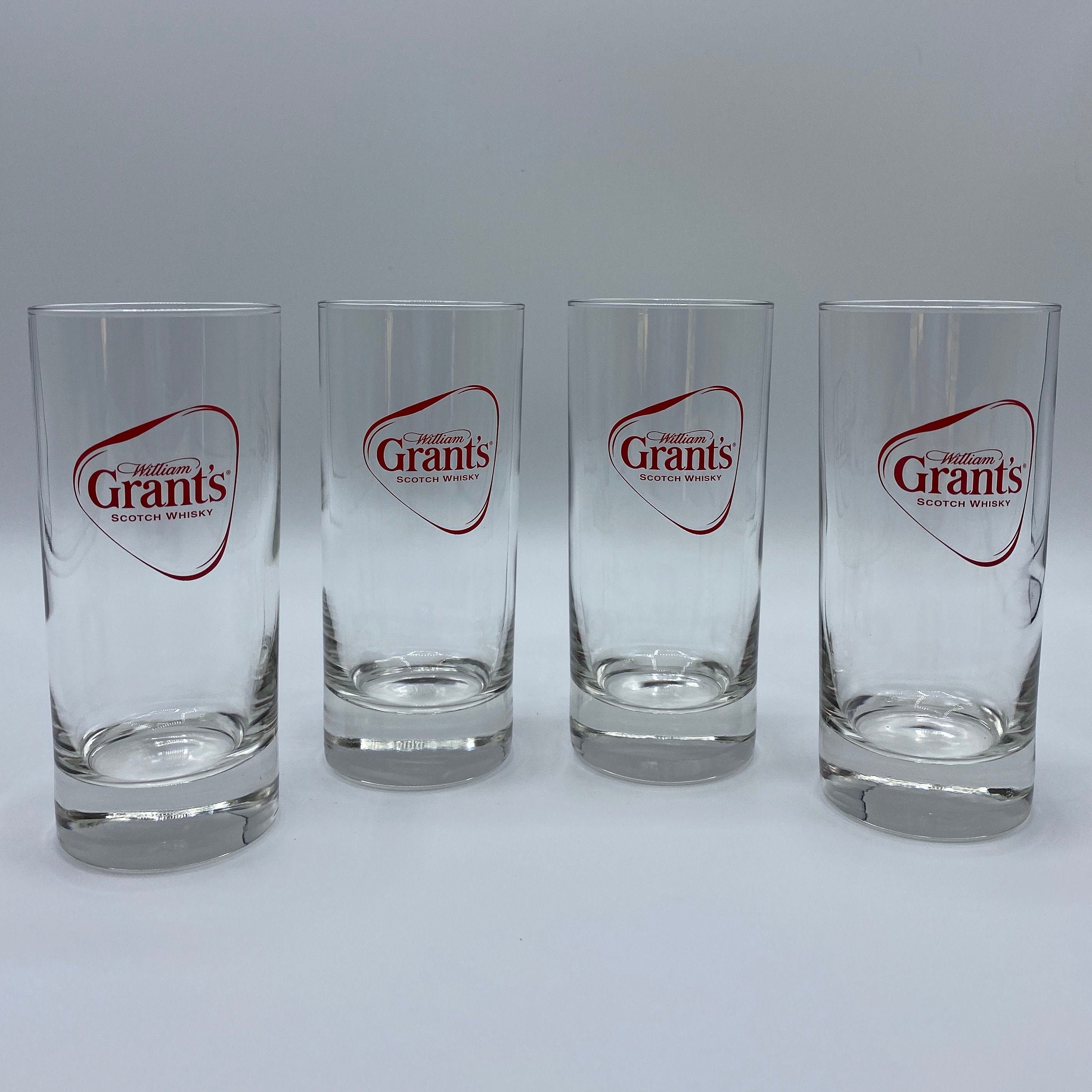 Vieux Ensemble 4 Verres de Whisky Grant