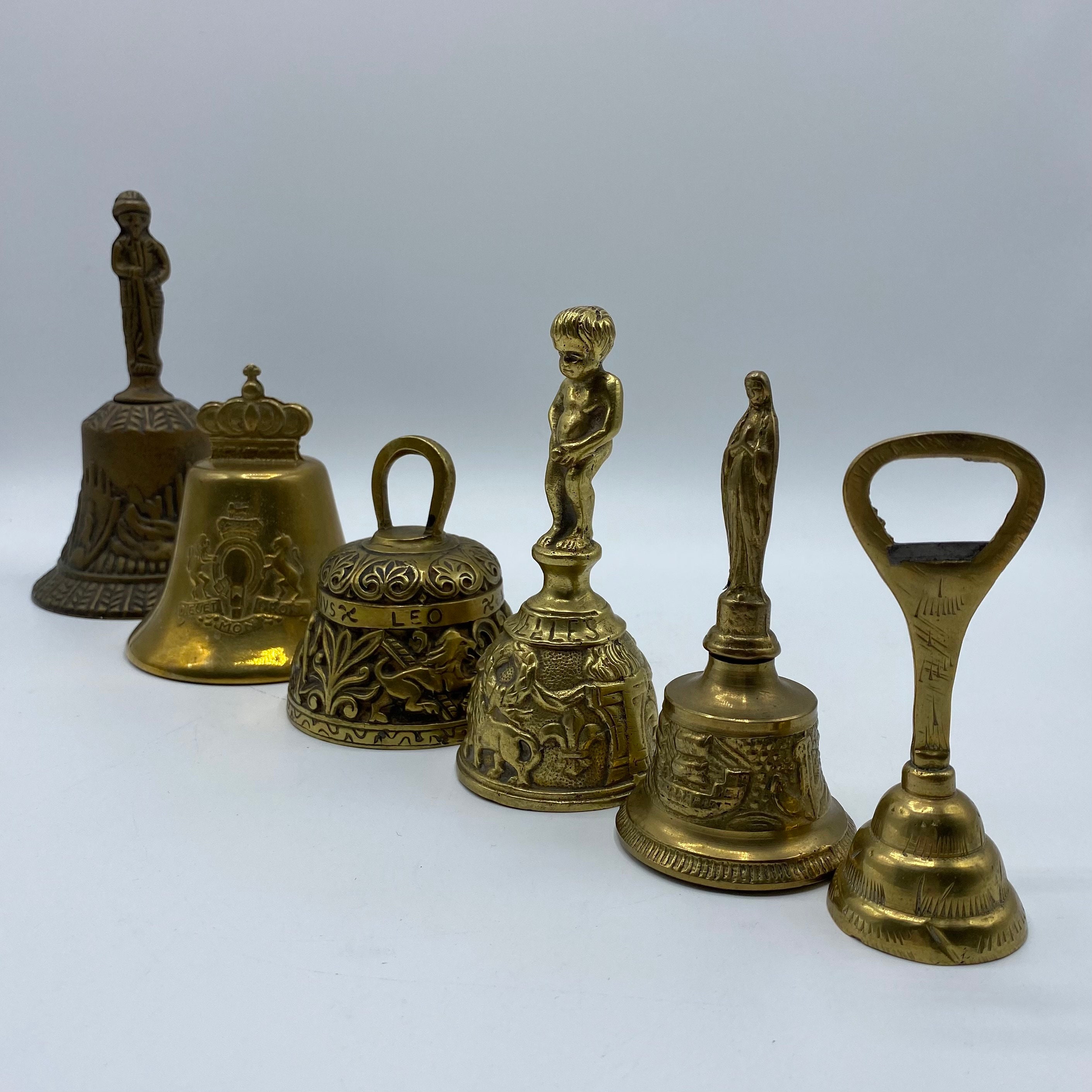 Table Bell in Bronze / Various Countries / Early 20th