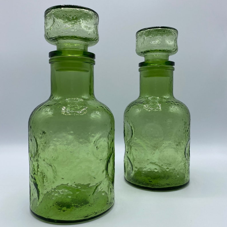 50s apothecary bottle / vial, decanter / Pharmacy image 1