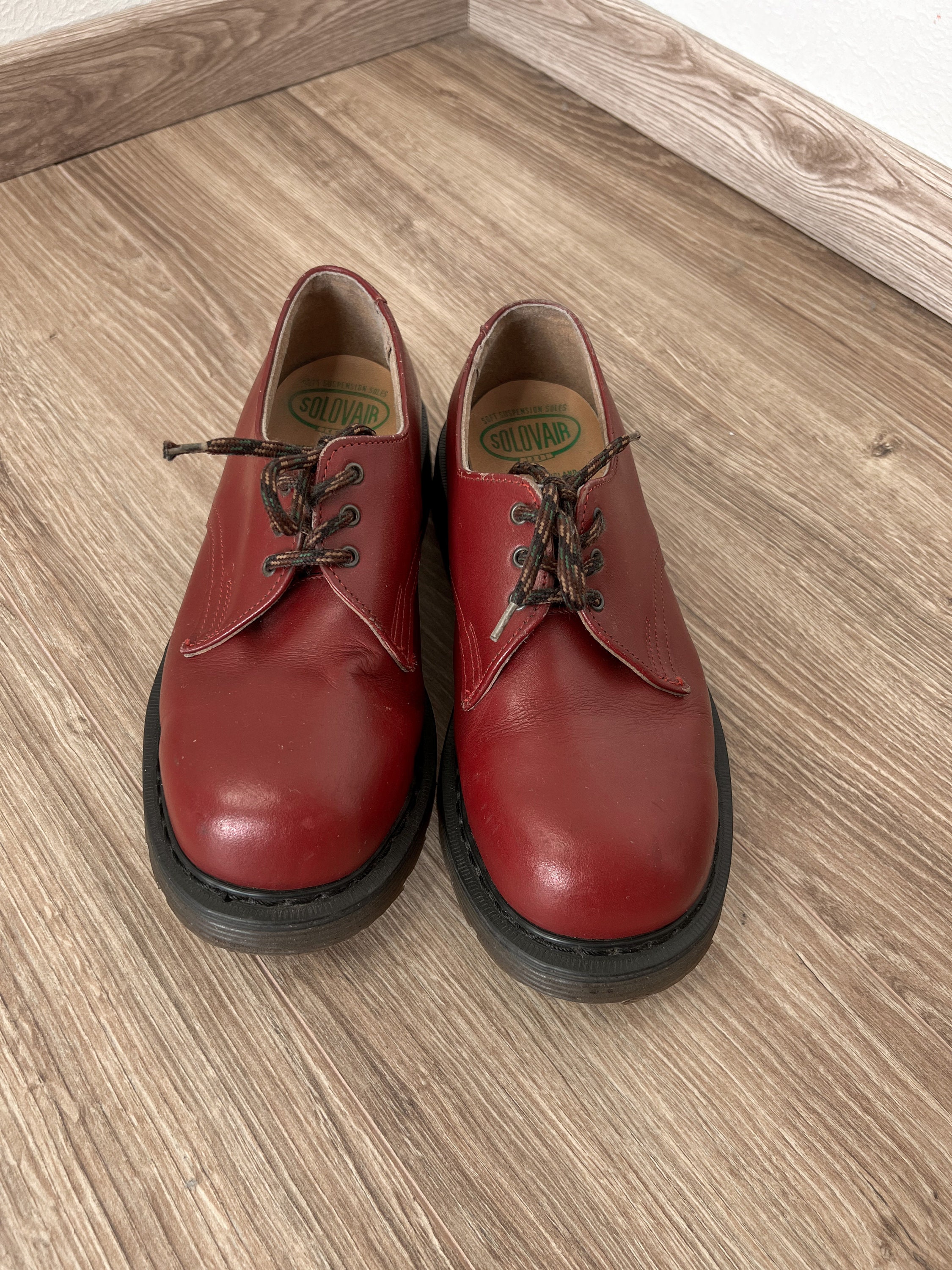 Vintage 90s Y2k Burgundy NPS Solovair 