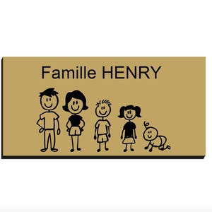 Personalized mailbox plate
