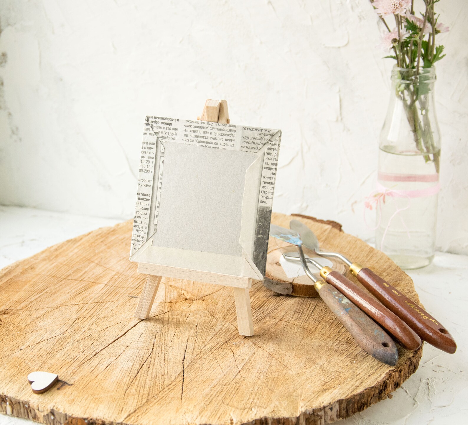 Peanut Butter Painting Bread Original Oil Art 4 by 4 Newspaper Etsy