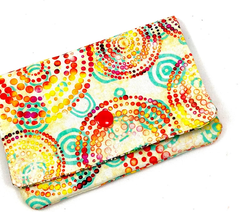 Womens Small Pouch Wallet-Folded 2 Pocket Wallet-Multi image 0