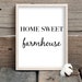 Home Sweet Farmhouse Printable Sign, Welcome Sign for Farmhouse ...