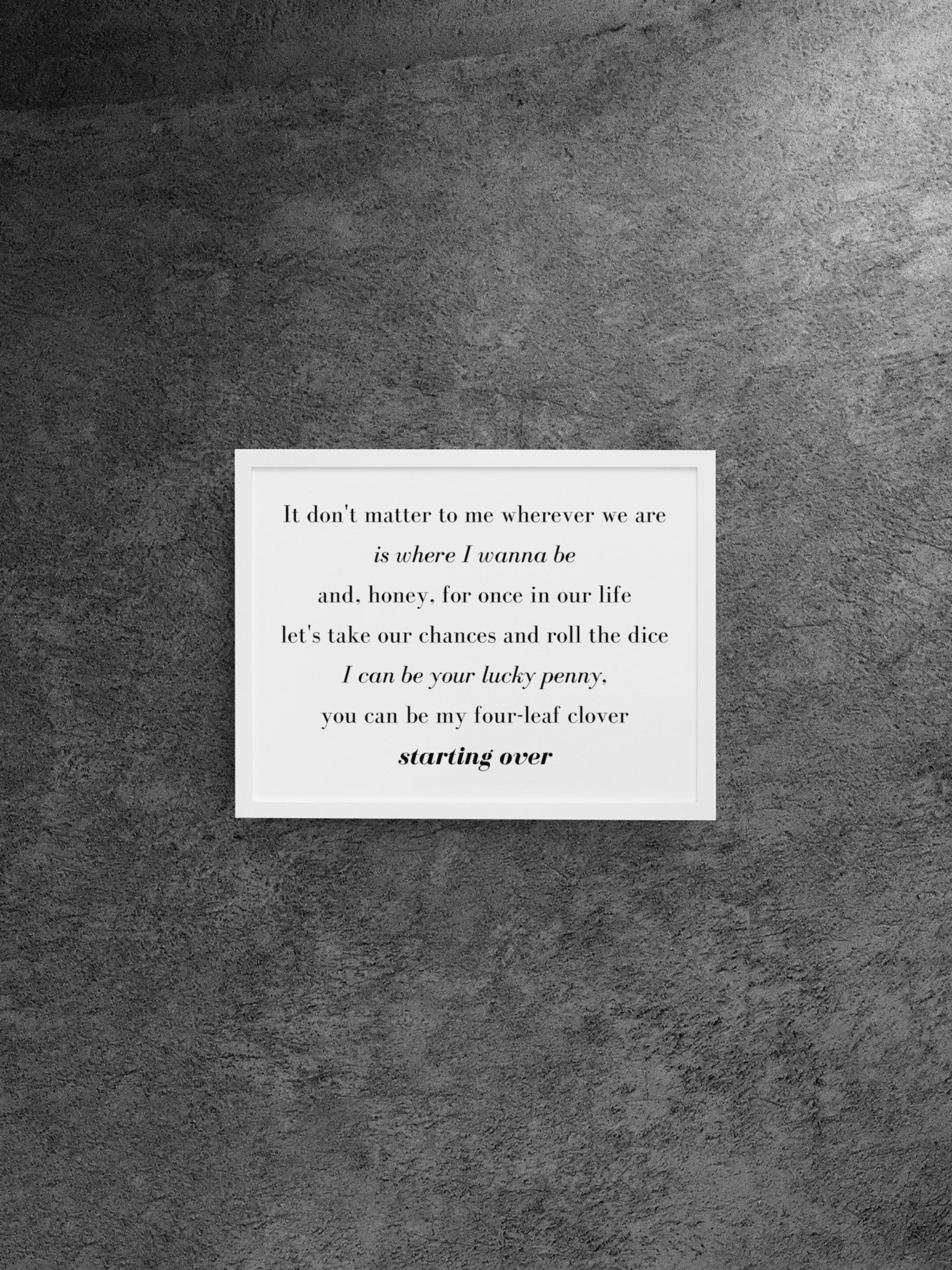Starting over chris stapleton lyrics country song quote sign country