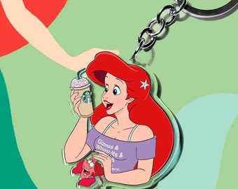 Ariel, The Little Mermaid - Accessory Keychain (6 cm), Ariel Princess