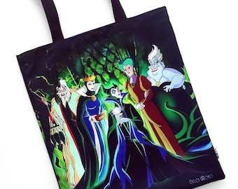 Villanos Disney TOTE BAGS. Tote bag All over.