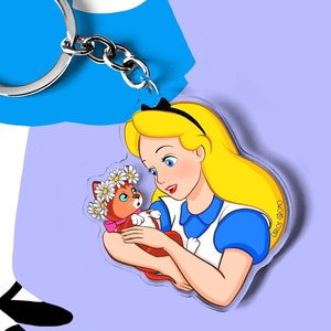 Alicia en el País de las Maravillas - Llavero Disney (7 cm), accesorio Disney