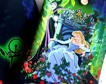 Sleeping Beauty, Aurora Disney, Maleficent - Book Sleeve / Tablet Case, Disney