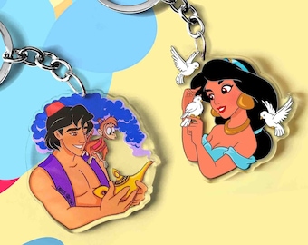 Aladdin & Jasmine - Disney Keychain (6 cm), Disney accessory