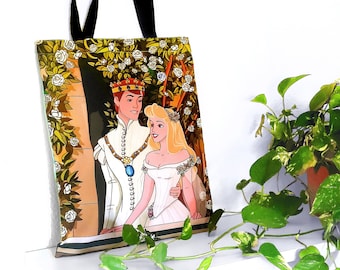 Sleeping Beauty, Aurora Disney TOTE BAGS. Full print, Tote bag All over